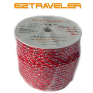 이지트래블러 6mm 반사체 로프 50m / 오토캠핑 타프로프