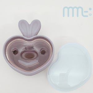 마마스템 바니츄츄 공갈 젖꼭지 올실리콘 투명 하트 쪽쪽이 신생아 노리개 KC SGS USA