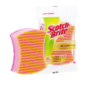 SBJ 3M 망사 제로 스크래치 수세미 설거지 청소 광택