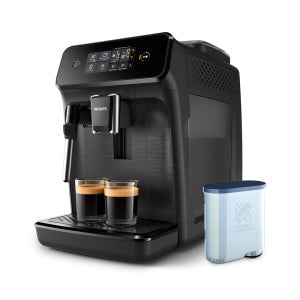 [공식몰 단독 예약 혜택] 필립스 1200 전자동 에스프레소 커피머신 밀크 스팀봉 EP1220/19 + 아쿠아클린필터