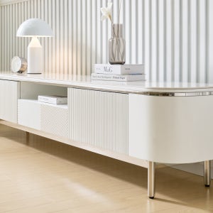 블레어 천연 통세라믹 거실장 대리석 TV 티비 다이