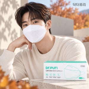 닥터퓨리 KFAD 뽑아쓰는 뉴케어 비말차단 입체마스크 50매 대형, 2개