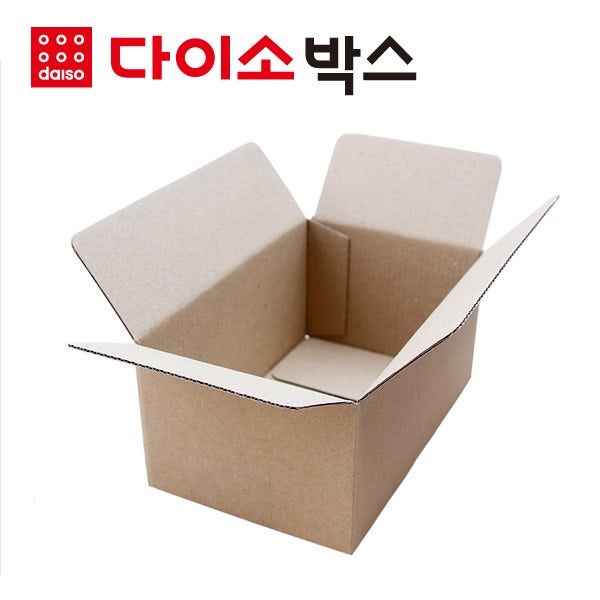 [다이소박스] 택배박스 우체국 종이포장 낱장 상자 w300W호 120x110x53 1장
