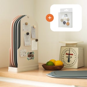 모도리 깔끔도마세트+조약돌 마그네틱 5종