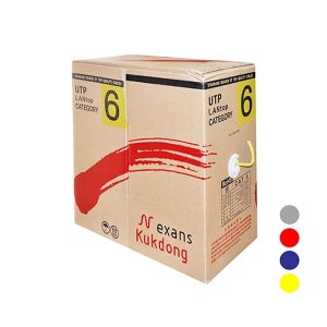 CM 극동전선 CAT.6 UTP 랜케이블 300M 그레이 제작용