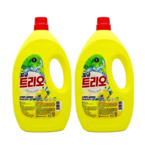 항균트리오 2kg 6개 과일세척 야채세척 주방세제