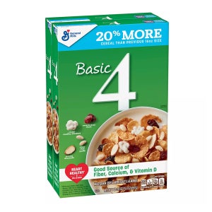 제네럴밀스 멀티그레인 시리얼 561g 2팩 베이직4 Basic 4 Multigrain Cereal, Fruit and Nuts (2 pk.)
