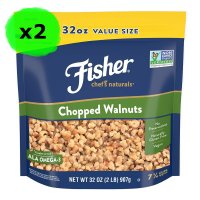 피셔 호두 조각 907g 2팩 Fisher Chef’s Naturals Chopped Walnuts, Non-GMO