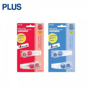 플러스 화이퍼 MR 수정 테이프 리필 2개입 WH-605R 604R