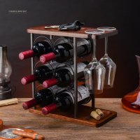 와인랙 원목 DIY 와인진열대 와인병걸이 와인잔 거치대 신혼부부집들이선물