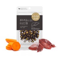 시니어 소프트 눈건강롤 100g 노령견 부드러운 강아지 간식