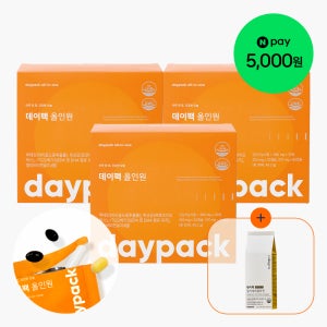 데이팩 올인원 한포영양제 유산균 오메가3 30포, 3개