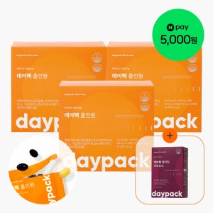 데이팩 올인원 한포영양제 유산균 오메가3 30포, 3개