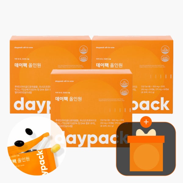 데이팩 올인원 한포영양제 유산균 오메가3