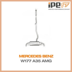IPE 벤츠 W177 A클래스 A45 A45S AMG 가변 머플러 캣백 배기 크롬팁