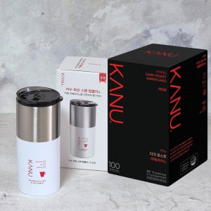 맥심 카누 미니 다크 로스트 블랙커피 100T