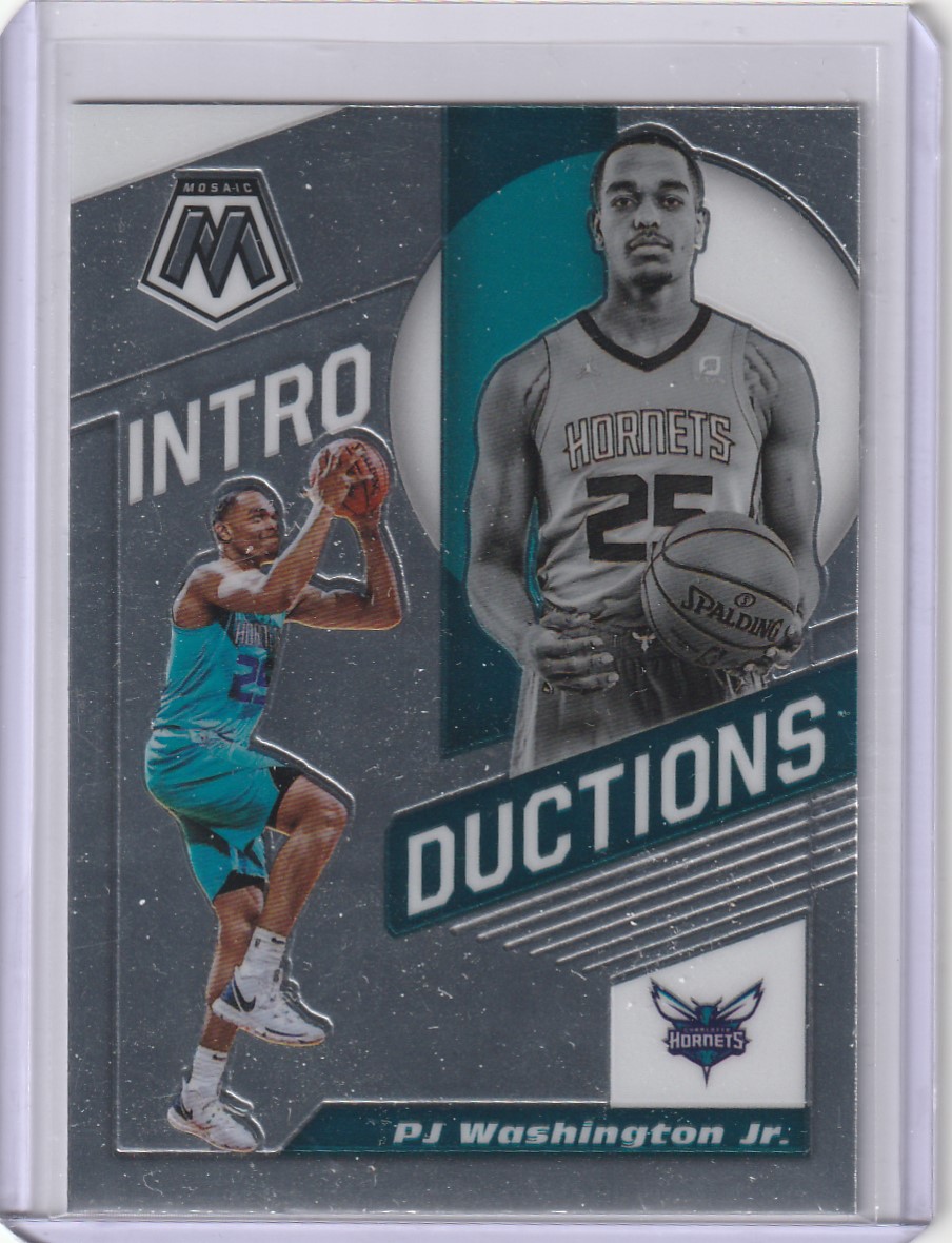2019-20 Mosaic Introductions PJ 워싱턴 #8 NBA 농구 카드