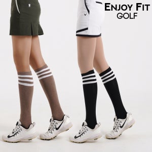 엔조이핏 여성 골프 니삭스 자외선차단 링글 골프양말