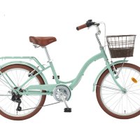 2022 스마트자전거 22 클라라 - 100% 완조립 클래식 디자인 여성용 바구니 자전거