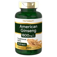 Horbaach 미국인삼 양삼 서양삼 추출물 1800mg 200캡슐