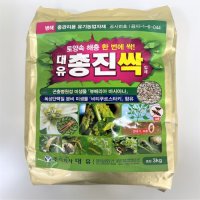 총진싹 3kg 입제 고추 총채벌레 진딧물 해충 뿌리파리 토양살충제 병해충