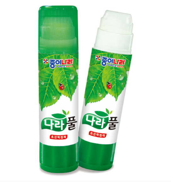 종이나라 투명풀 고체풀 나라풀 8g 15g 25g 35g (낱개)