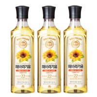 사조 해표 해바라기유 500ml x3