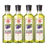 사조 해표 포도씨유 500ML x4