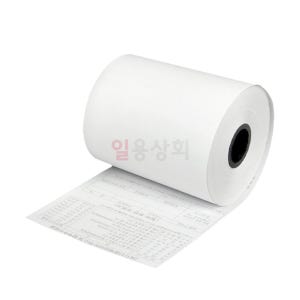 한솔 감열지 포스 용지 57x50 100롤 약관표기 / 오네