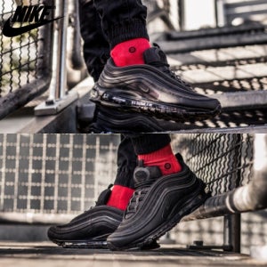 국내매장품 나이키 에어맥스 97 트리플블랙