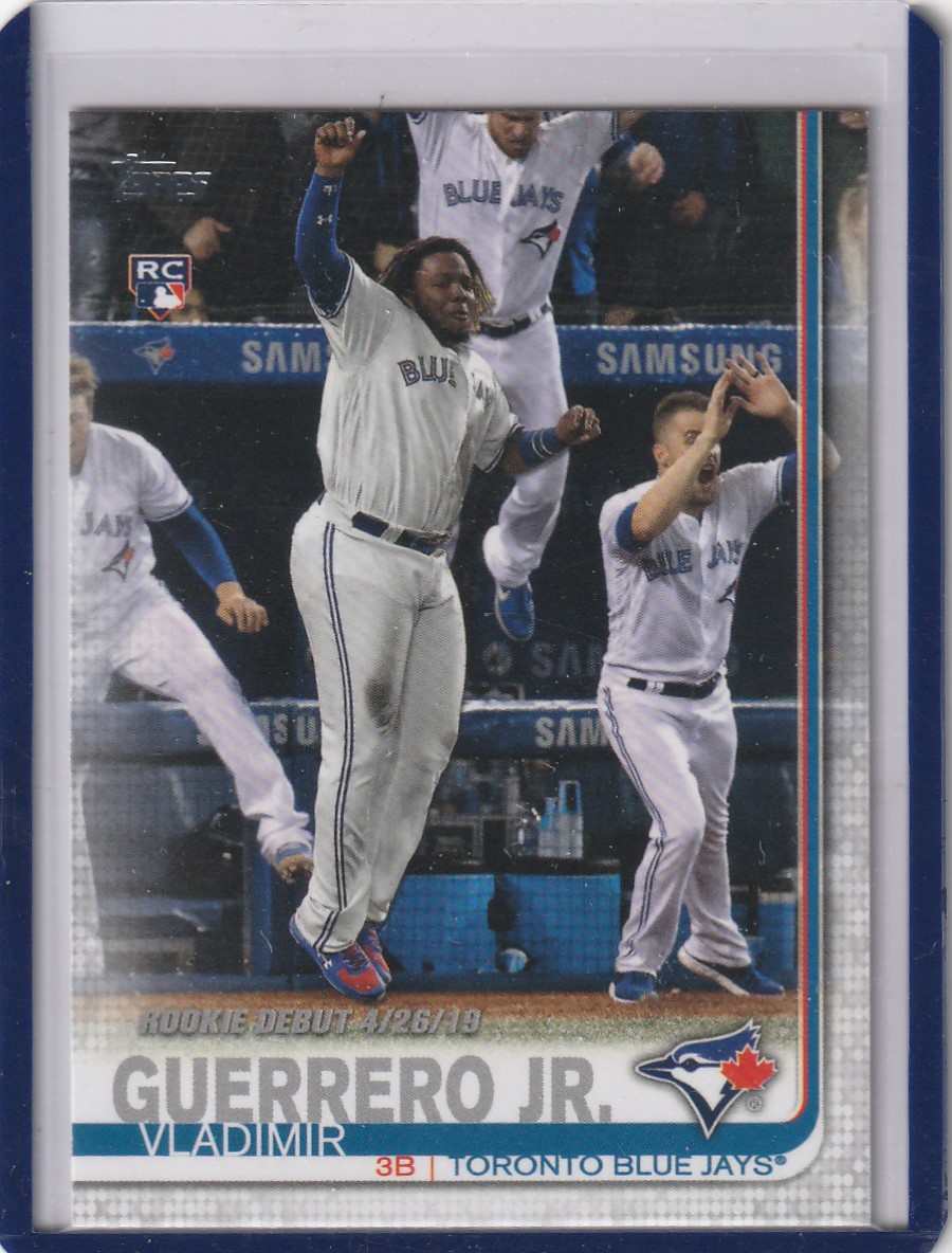 2019 Topps Update 블라디미르 게레로 주니어 루키 Rookie Debut #US62 MLB 야구카드