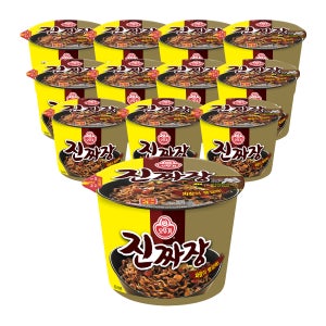 오뚜기 진짜장 큰컵라면 115g, 12개