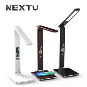 무선충전 LED스탠드 램프 5단계 밝기 각도조절 색온도 웜화이트 백색광