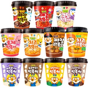 뽀로로 컵 떡볶이 6+6 (총 12개) 짜장 외 총 11종