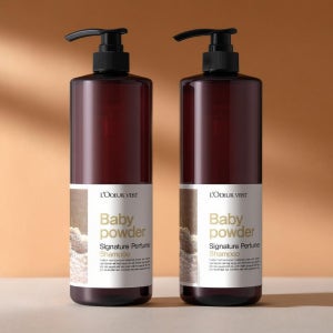 1+1 대용량 퍼퓸 샴푸 1000g 총2개 약산성 청소년 두피 정수리냄새 학생샴푸