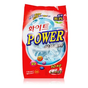 화이트파워 가루 세탁세제 10kg 빨래 대용량 업소용