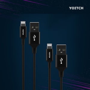 요이치 액트 Act 아이패드 에어팟 아이폰 7 8 X Xs Xr 11 라이트닝 8핀 데이터 고속충전 케이블 50cm 케이블 2개 구성