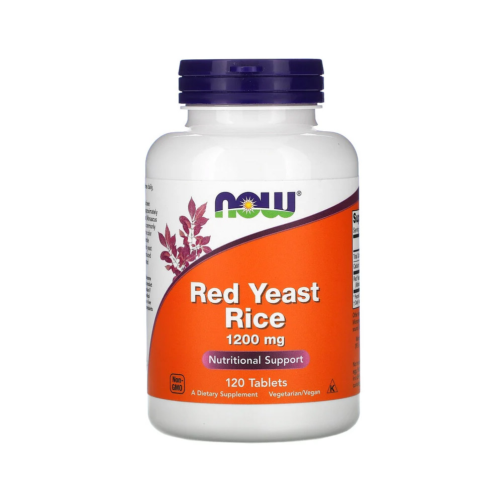 <b>나우푸드 홍국</b> 1200mg 120정 Now Food Red Yeast Rice