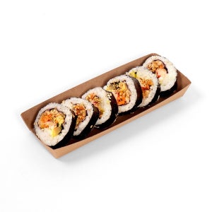 (DK) 크라프트 DK-28호 1박스 1800개 / 다용도 위생 사각 종이 접시 트레이