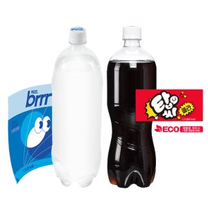 일화 탑씨콜라 무라벨 + 무라벨 제로사이다 1.5L X 각12pet