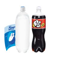 일화 탑씨콜라 + 무라벨 제로사이다 1.5L X 각12pet