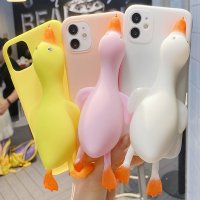 갤럭시 A10 A30 A40 A50 A90 5G 귀여운 오리 말랑이 스퀴시 핸드폰 케이스