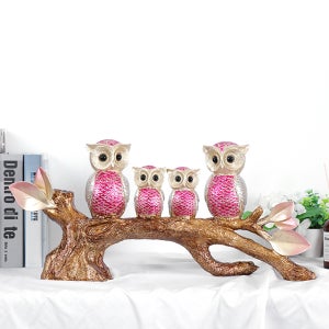 행운을 부르는 돈나무 부엉이장식품 집들이선물 풍수인테리어소품 OOW002PI