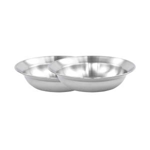 국내산 스텐 304 캠핑 스텐 면기 2p 면 그릇 휴대용 감성 차박 피크닉 앞접시