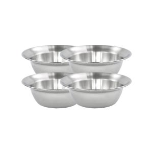 국내산 스텐 304 캠핑 스텐 대접 4p 국 그릇 휴대용 감성 차박 피크닉 앞접시