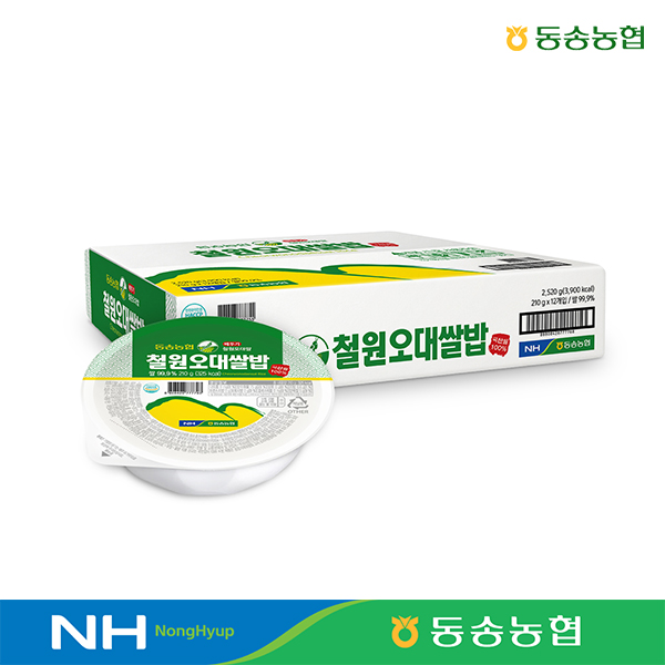 Dongsong Nonghyup Cheorwon Odae Rice 210g x 12 Units