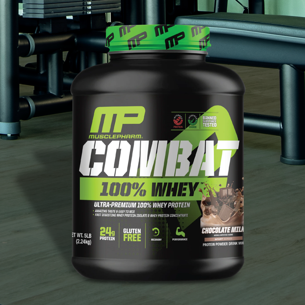 <b>머슬팜 컴뱃 100</b>% <b>웨이</b> 2.24Kg 67서빙 MPCOMBAT 프로틴 초콜릿밀크