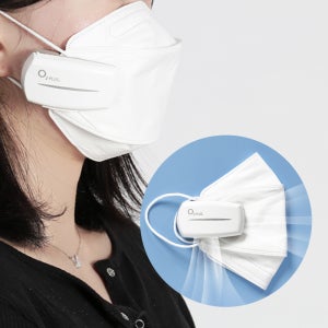 O2 플러스 숨쉬기 편한 마스크 공기배출기 김서림방지 필터교체 마스크 시원한 에어팬