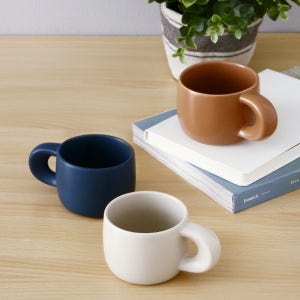 ⛧귀여운 몽글 미니 머그컵 220ml 머그잔 커피믹스 용량 작은 카푸치노컵