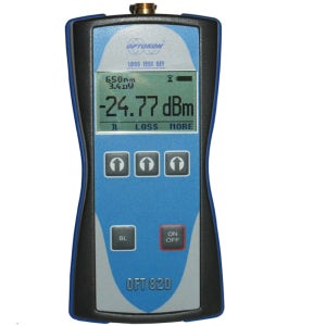 Optokon사 POF(Plastic Of Fiber) 광파워미터 광원 일체형